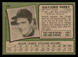 1971 Topps Baseball #140 Gaylord Perry Giants EX 546297