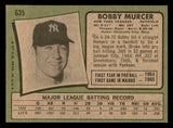 1971 Topps Baseball #635 Bobby Murcer Yankees EX-MT 546299