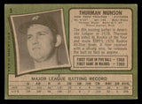 1971 Topps Baseball #005 Thurman Munson Yankees VG-EX 546300