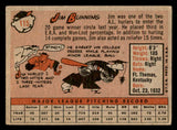 1958 Topps #115 Jim Bunning Tigers Signed Autographed