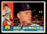 1960 Topps #502 Jim Bunning Tigers Signed Autographed