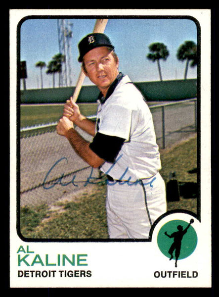 1973 Topps #280 Al Kaline Tigers Signed Autographed