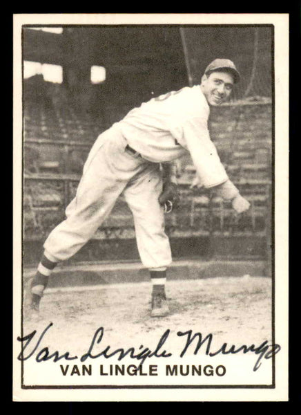 1978 TCMA Van Mungo Dodgers Signed Autographed