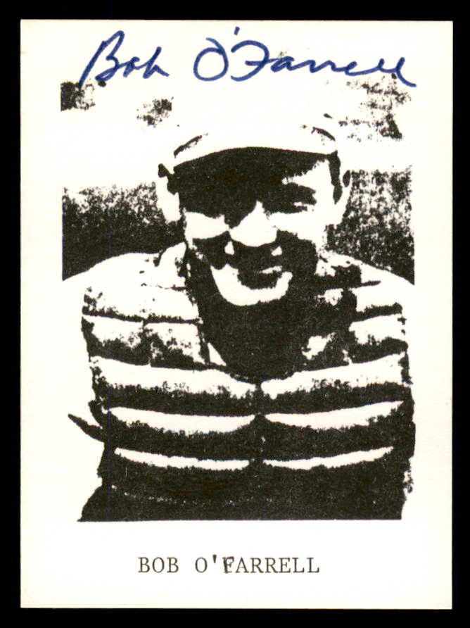 Bob O'Farrell Reds Signed Autographed