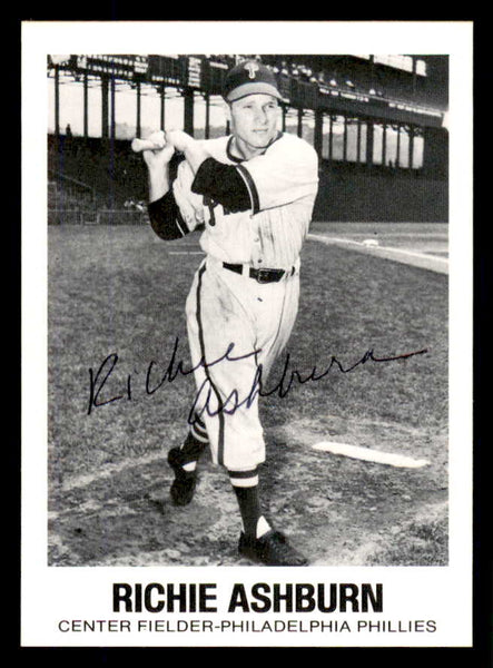 1977 TCMA #014 Richie Ashburn Phillies Signed Autographed