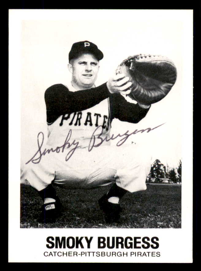 1977 TCMA #006 Smoky Burgess Pirates Signed Autographed