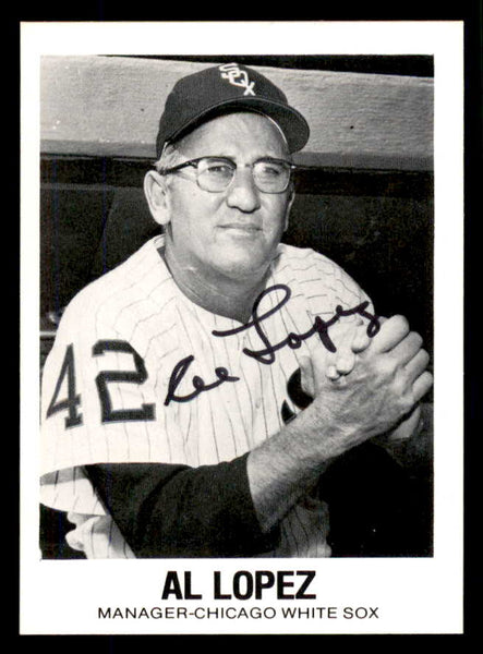 1977 TCMA #032 Al Lopez White Sox Signed Autographed
