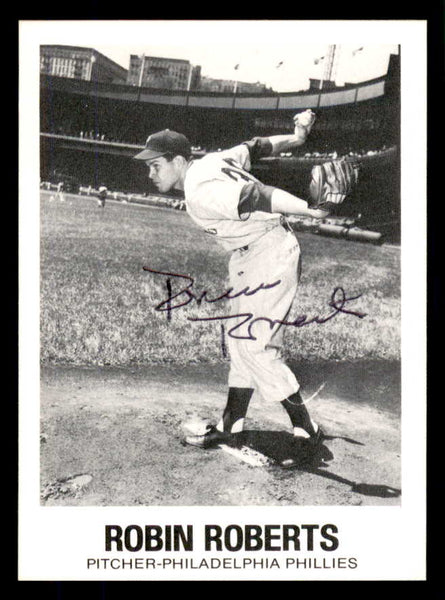 1977 TCMA #004 Robin Roberts Phillies Signed Autographed