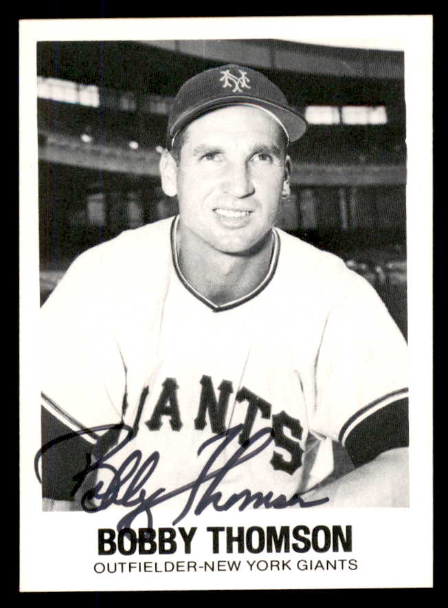 1977 TCMA #039 Bobby Thomson Giants Signed Autographed