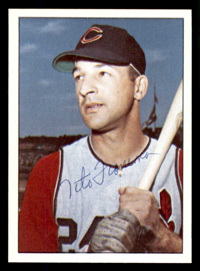 1978 TCMA #205 Tito Francona Indians Signed Autographed