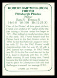 1978 TCMA #160 Bob Friend Pirates Signed Autographed