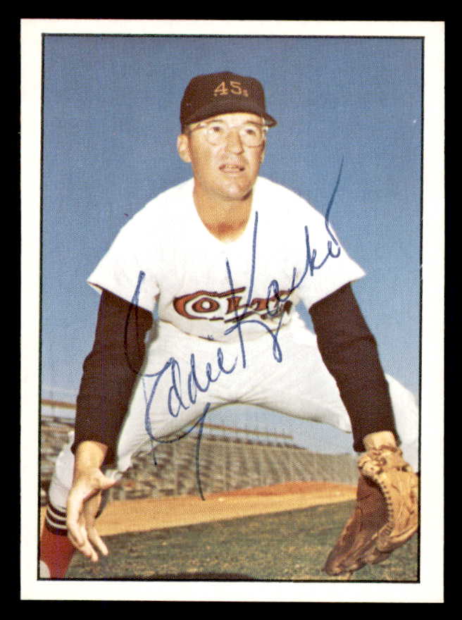 1978 TCMA #249 Eddie Kasko Colt .45s Signed Autographed