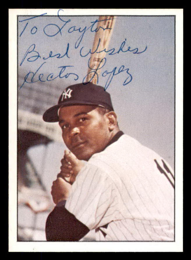 1978 TCMA #272 Hector Lopez Yankees Signed Autographed