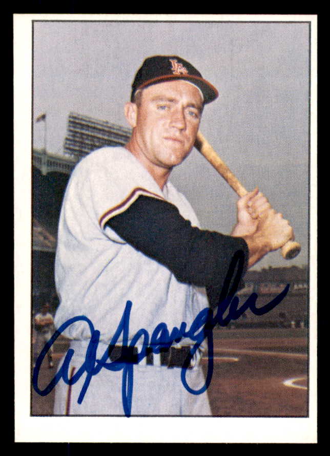 1978 TCMA #166 Al Spangler Angels Signed Autographed