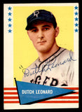 1961 Fleer #121 Dutch Leonard Dodgers Signed Autographed