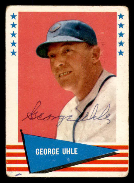 1961 Fleer #146 George Uhle Indians Signed Autographed