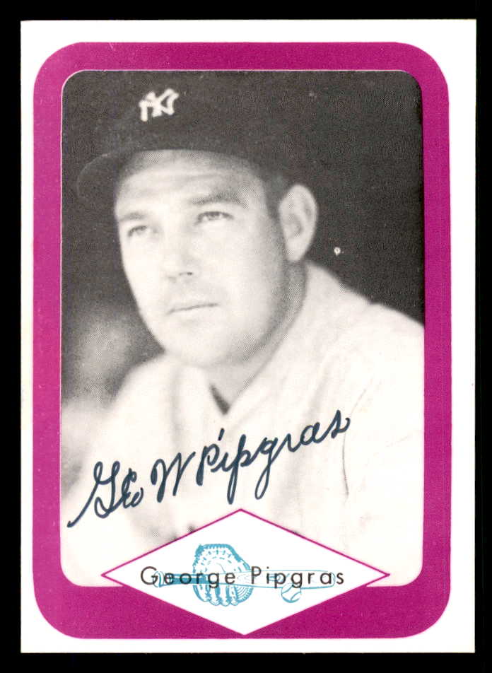 1975 Great Plains Greats #033 George Pipgras Signed Autographed