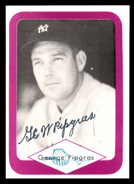1975 Great Plains Greats #033 George Pipgras Signed Autographed