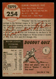 1953 Topps #254 Preacher Roe Dodgers Signed Autographed