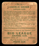 1933 Goudey #051 Charlie Grimm Cubs Signed Autographed