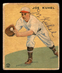 1933 Goudey #108 Joe Kuhel Senators Signed Autographed