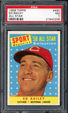 1958 Topps Baseball #490 Ed Bailey A.S. Reds PSA 7 NM 546529