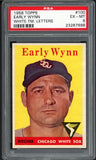 1958 Topps Baseball #100 Early Wynn White Sox PSA 6 EX-MT 546546