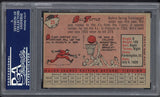 1958 Topps Baseball #023 Bill Tuttle A's PSA 7 NM 546551