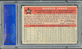 1958 Topps Baseball #494 Warren Spahn A.S. Braves PSA 7 NM 546552