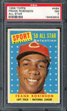 1958 Topps Baseball #484 Frank Robinson A.S. Reds PSA 7 NM 546563