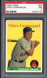 1958 Topps Baseball #055 Chico Carrasquel Indians PSA 7 NM 546567