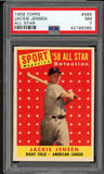 1958 Topps Baseball #489 Jackie Jensen A.S. Red Sox PSA 7 NM 546569