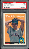 1958 Topps Baseball #031 Tex Clevenger Senators PSA 7 NM 546602