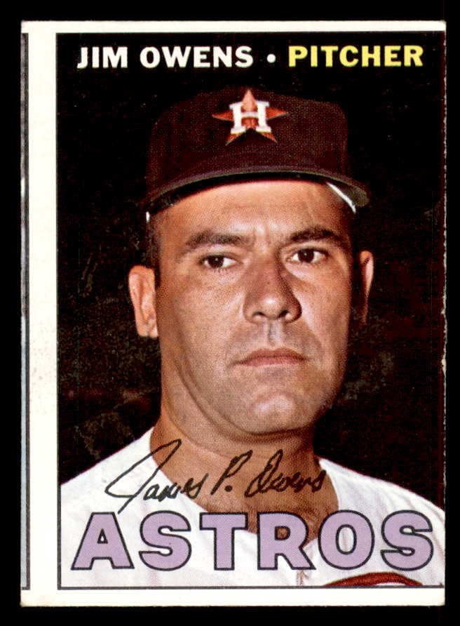1967 Topps Baseball #582 Jim Owens Astros VG 546654