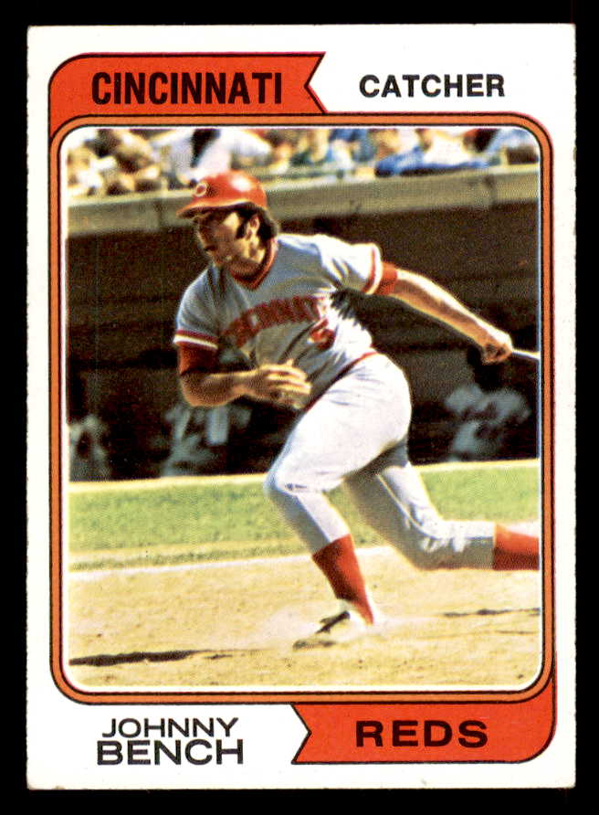 1974 Topps Baseball #010 Johnny Bench Reds EX+/EX-MT 546660