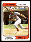 1974 Topps Baseball #010 Johnny Bench Reds EX+/EX-MT 546660