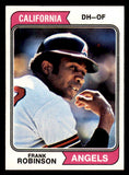 1974 Topps Baseball #055 Frank Robinson Angels NR-MT 546661