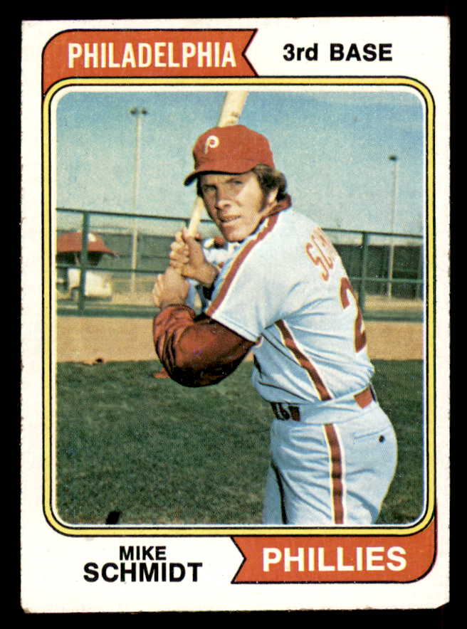 1974 Topps Baseball #283 Mike Schmidt Phillies VG 546675