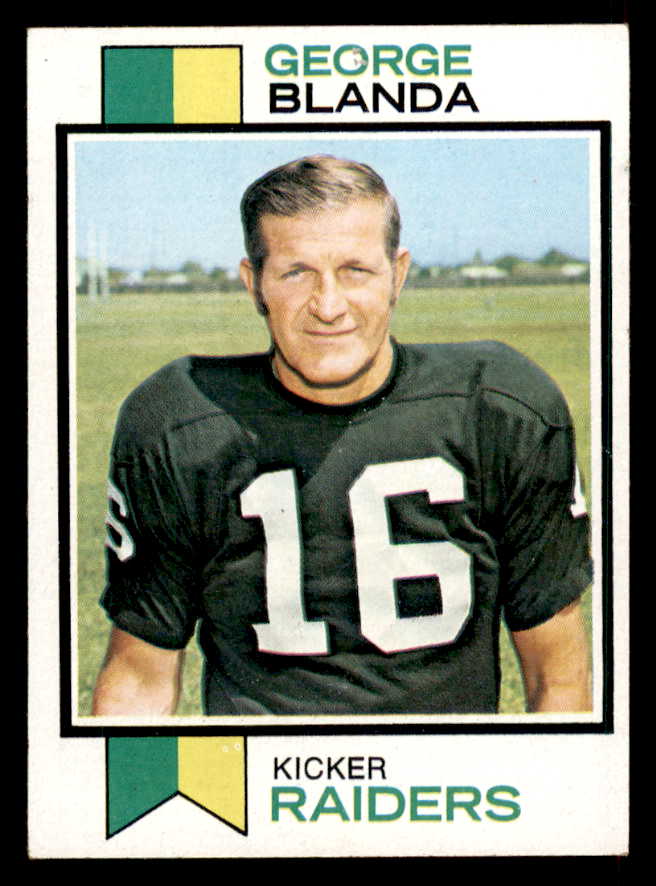 1973 Topps Football #025 George Blanda Raiders EX-MT 546680