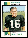 1973 Topps Football #025 George Blanda Raiders EX-MT 546680