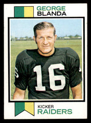 1973 Topps Football #025 George Blanda Raiders EX-MT 546680