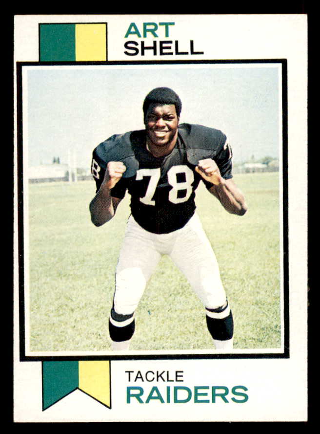 1973 Topps Football #077 Art Shell Raiders EX-MT 546681
