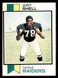 1973 Topps Football #077 Art Shell Raiders EX-MT 546681