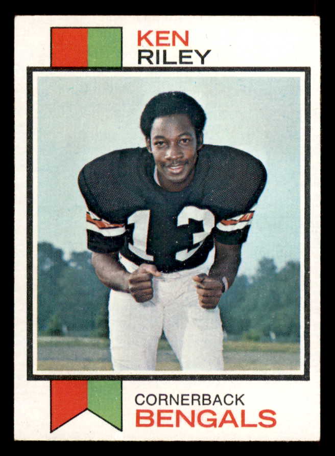 1973 Topps Football #171 Ken Riley Bengals EX-MT 546682