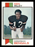 1973 Topps Football #171 Ken Riley Bengals EX-MT 546682