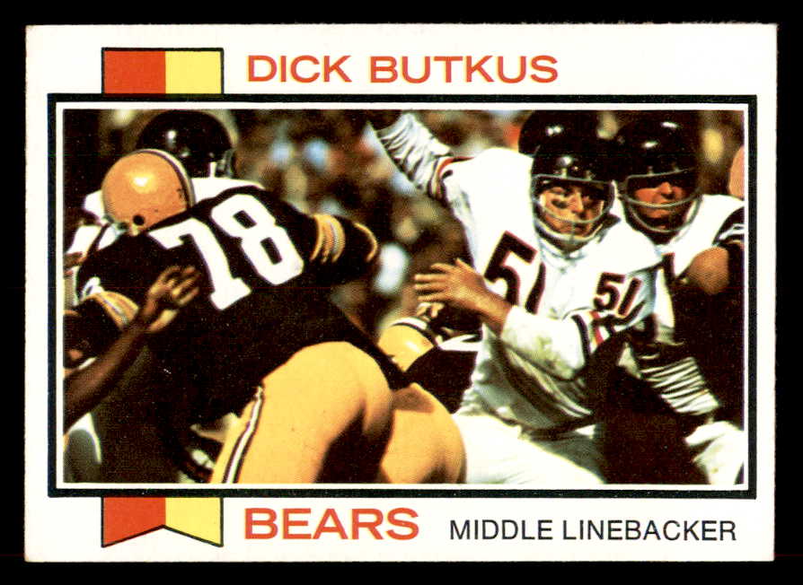 1973 Topps Football #300 Dick Butkus Bears VG-EX 546683