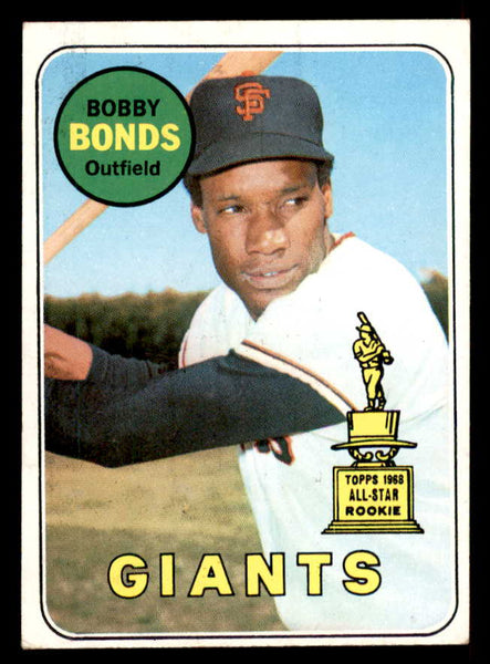 1969 Topps Baseball #630 Bobby Bonds Giants EX-MT 546685