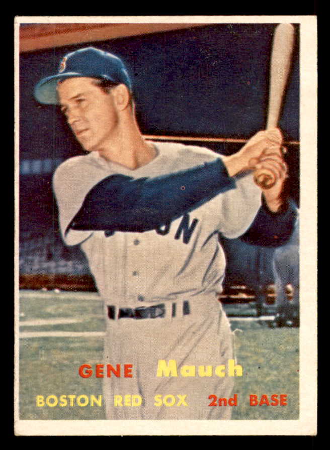 1957 Topps Baseball #342 Gene Mauch Red Sox VG-EX 546696