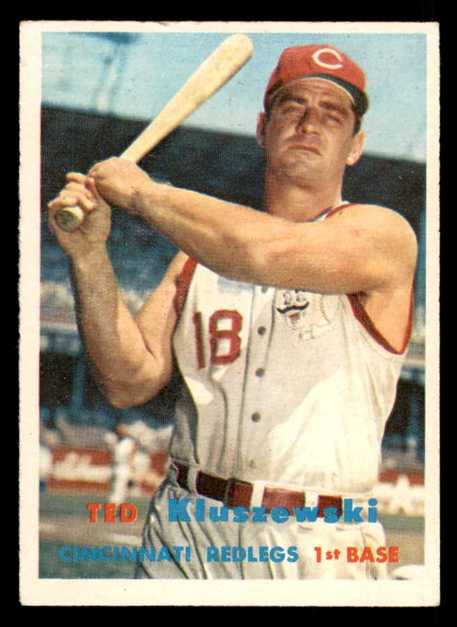 1957 Topps Baseball #165 Ted Kluszewski Reds EX-MT 546699