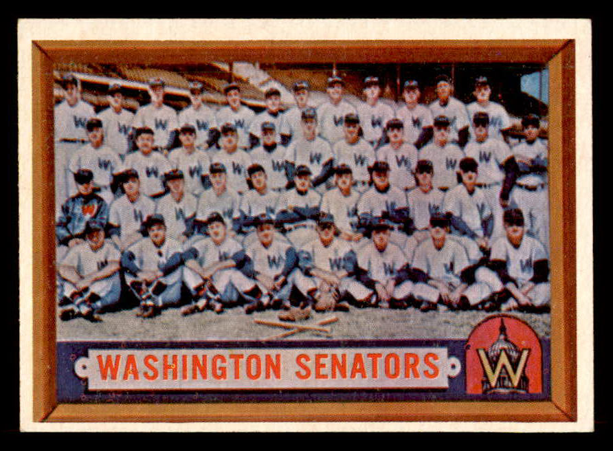 1957 Topps Baseball #270 Washington Senators Team EX-MT 546700
